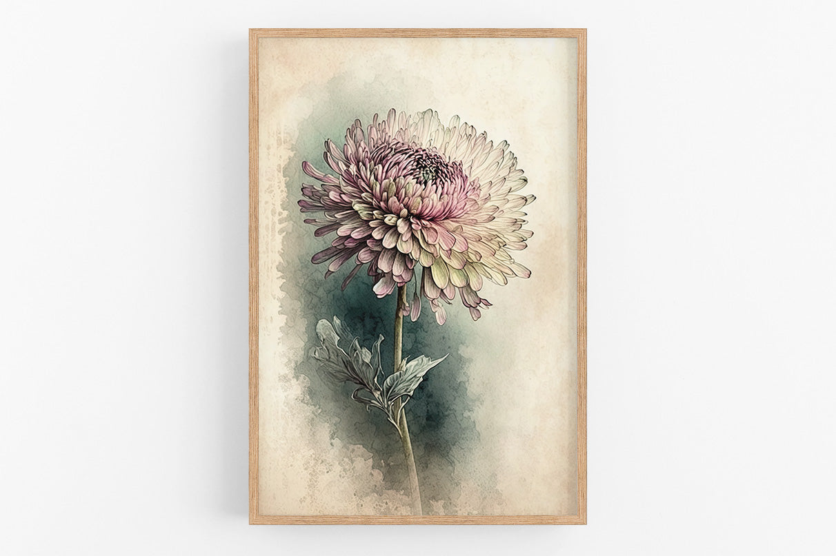 a large, vibrant flower with multiple layers of petals, creating a visually striking and detailed representation of the natural world.