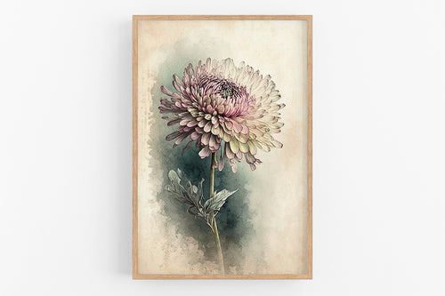 a large, vibrant flower with multiple layers of petals, creating a visually striking and detailed representation of the natural world.